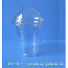 Coupes en plastique transparent de 16 oz (CL-16-545)